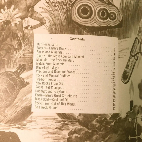 Vintage 1974 Rocks and Minerals A Golden Exploring Earth  Book - Picture 9 of 16